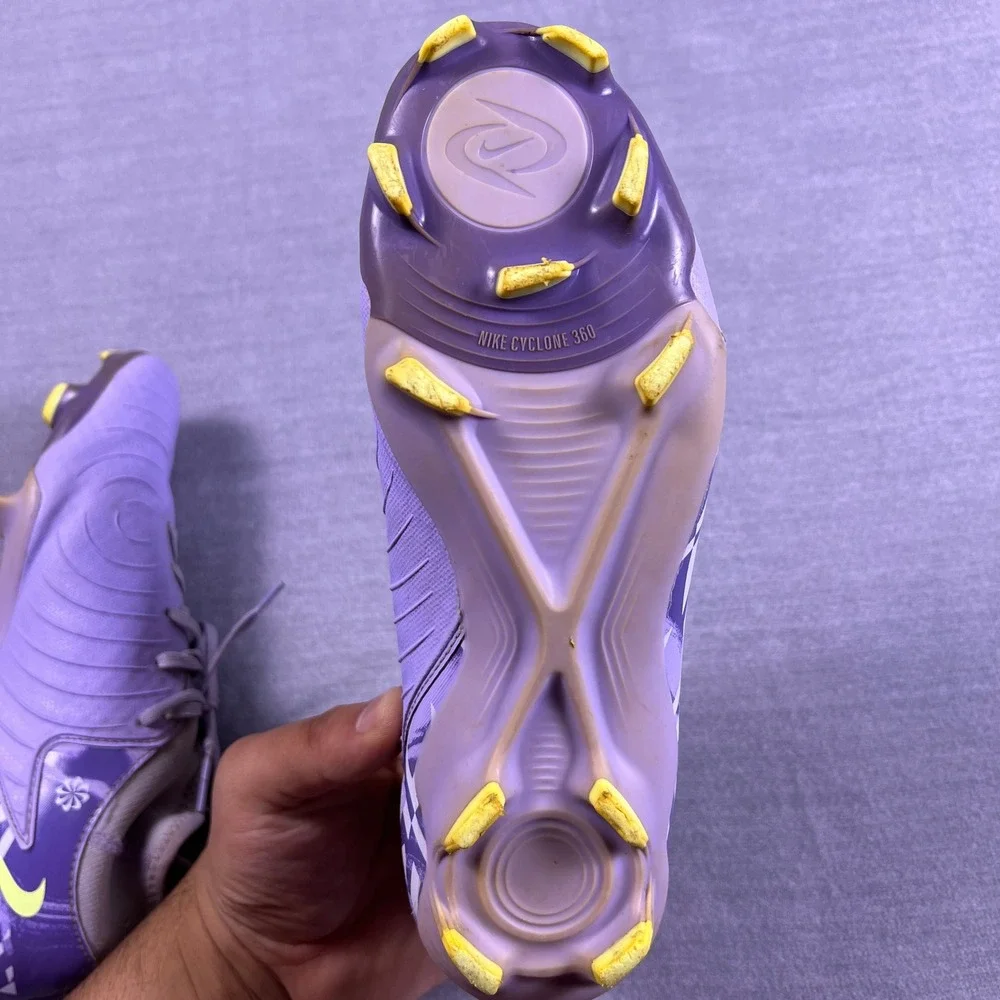 Nike Phantom GX Academy NikeSkin Ground Soccer Cleats Kids 6.5Y Purple HF1598